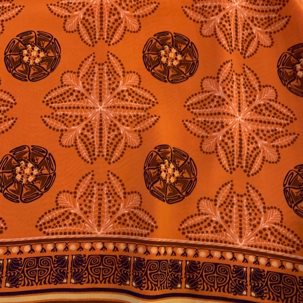 Burt orange halter blouse - Picture 2 of 2